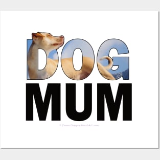 DOG MUM - labrador oil painting word art Posters and Art